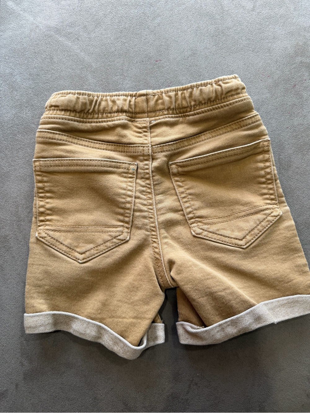Cat & Jack Kids Tan Shorts with Rolled Hem